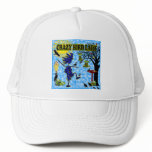 Crazy Bird Lady Design Trucker Hats