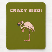 Crazy Bird Mouse Pads