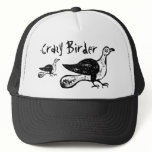 Crazy Birder Funny Bird Watcher Gift hats