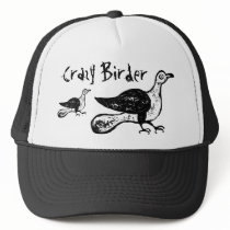Crazy Birder Funny Bird Watcher Gift Mesh Hats