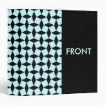 Crazy Black Boxes Vinyl Binders