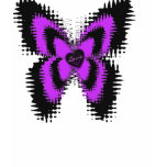 Crazy Black & Purple butterfly t-shirts