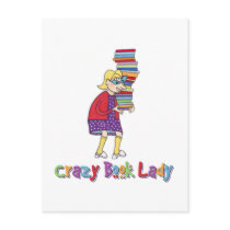 Crazy Book Lady postcards