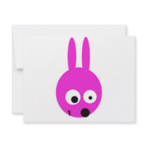Crazy Bunny invitations