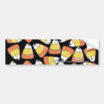 CRAZY Candy Corn! Bumper Stickers