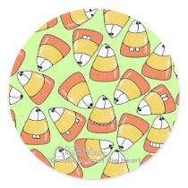 CRAZY Candy Corn! stickers by creationhrt CRAZY Candy Corn! stickers