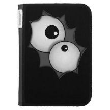 Crazy cartoon eyes kindle 3 case
