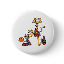 Crazy-Cat-and-Basketball buttons by sportydesigns Crazy-Cat-and-Basketball buttons