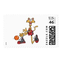 Crazy-Cat-and-Basketball postage by sportydesigns Crazy-Cat-and-Basketball postage