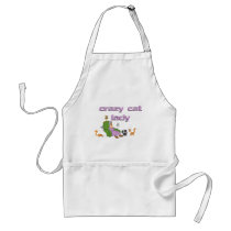 Crazy Cat Lady aprons