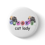 Crazy Cat Lady Pins