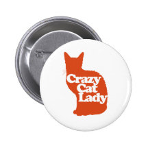 Crazy cat lady buttons