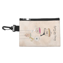 Crazy Cat Lady Cats n Birdcages accessory bags