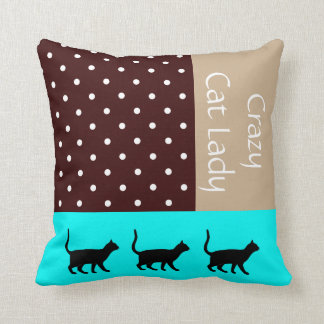 cat lady pillow