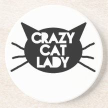 Crazy cat lady coasters