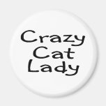 Crazy Cat Lady Fridge Magnet