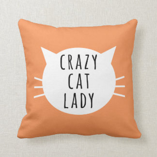 cat lady pillow