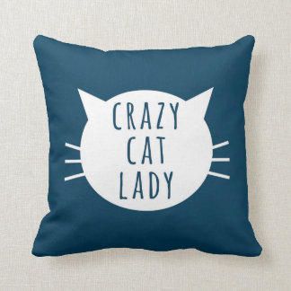 cat lady pillow