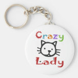 Crazy Cat Lady Key Chains