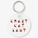 Crazy Cat Lady keychains
