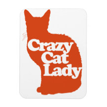 Crazy cat lady magnets
