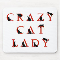 Crazy Cat Lady Mouse Mat