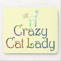 Crazy Cat Lady Mousepad
