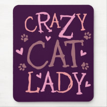 Crazy Cat Lady Mousepad