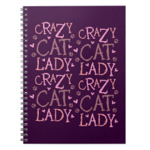 Crazy Cat Lady Notebook