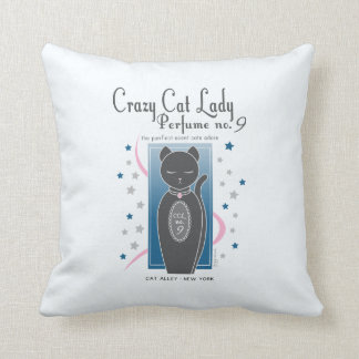 cat lady pillow