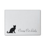 Crazy cat lady Post-it® notes | black kitten