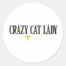 Crazy Cat Lady Stickers