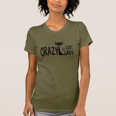 Crazy Cat Lady T-shirts