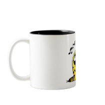 Crazy Cat Musical Mug / Hilarious Cat Musician Mug by Toonboy Crazy Cat Musical Mug / Hilarious Cat Musician Mug