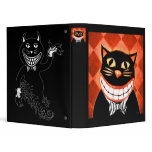 Crazy Cheshire Cat 3 Ring Binder
