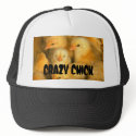 CRAZY CHICK TRUCKER CAP hats