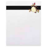 crazy chicken hen cartoon customized letterhead