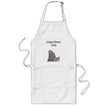 Crazy Chicken Lady Aprons