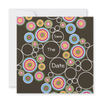 Crazy Circles Personalized Invites