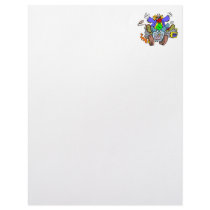 Crazy Clown Guy Letterhead Template
