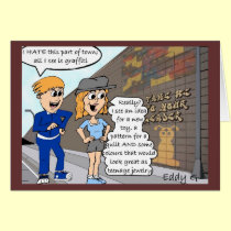 Crazy Crafter - graffiti cards