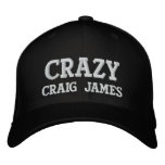 Crazy Craig James embroidered hats