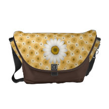 Crazy Daisy and Rickshaw Messenger Bag