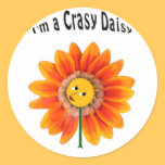 Crazy Daisy Sticker