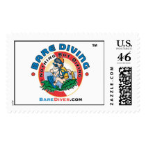 Crazy Diver Bare Diver postage
