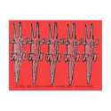 crazy for coco crocs postcards