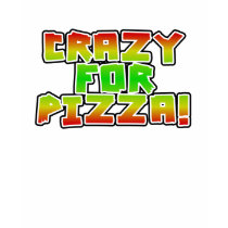 Crazy for Pizza Kid's T-shirt by Peacock_Cards Crazy for Pizza Kid's T-shirt
