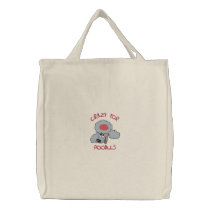 Crazy for Poodles Embroidered Bag embroidered bags by MenagerieMayhem Crazy for Poodles Embroidered Bag embroidered bags