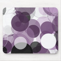 Crazy for Purple Mouse Pads
