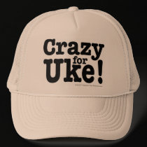 Crazy for UKE Designer Cap hats
